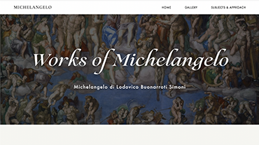 Michelangelo microsite